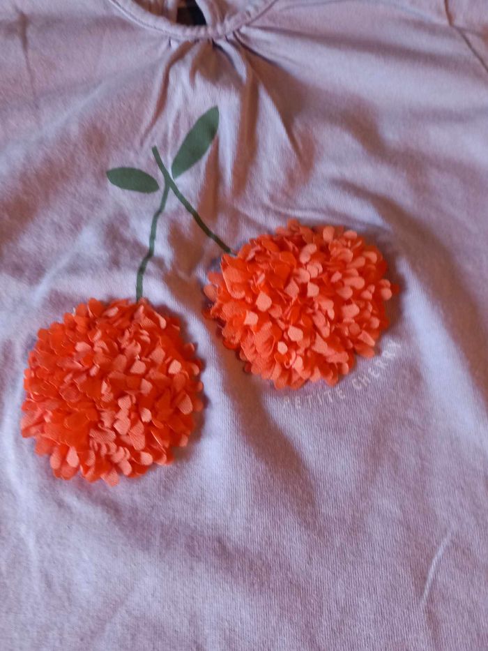 Tee-shirt avec cerises gemo 3 ans - photo numéro 4