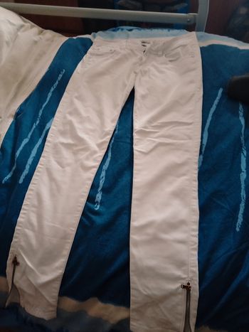Pantalon blanc jeans