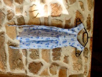 robe bleu fleuri 6 ans