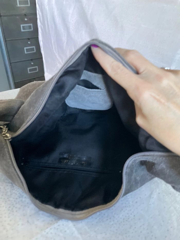 Sac Carla Belloti daim - Comme neuf - photo numéro 8