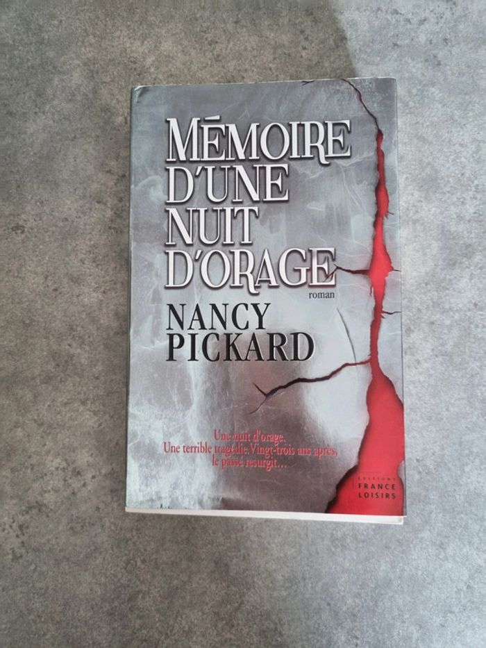 Mémoire d'une nuit d'orage