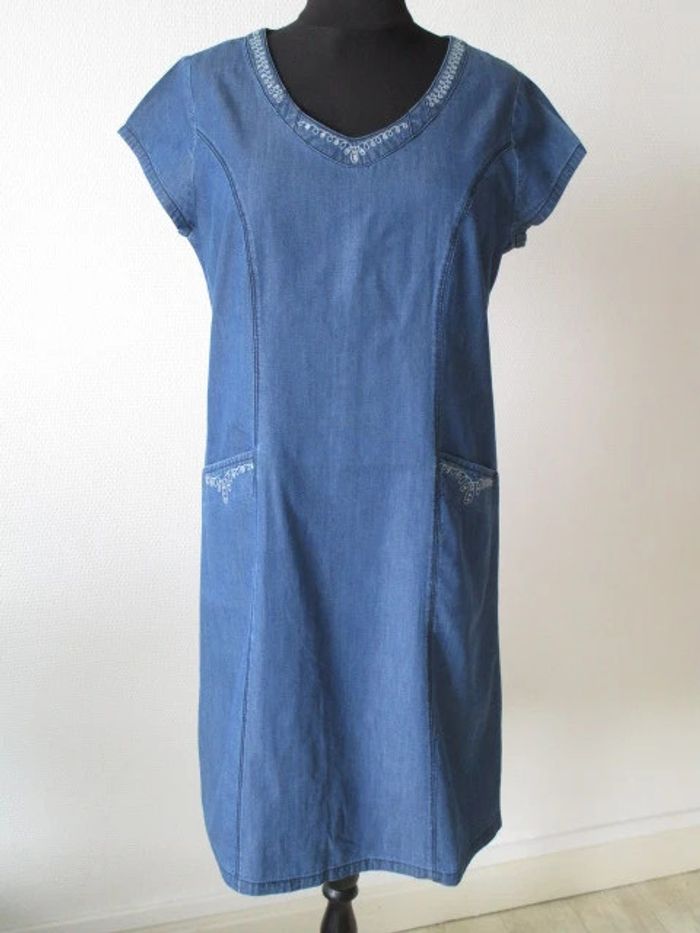 Robe légère bleu jean Jac Jac 38 NEUVE - photo numéro 2