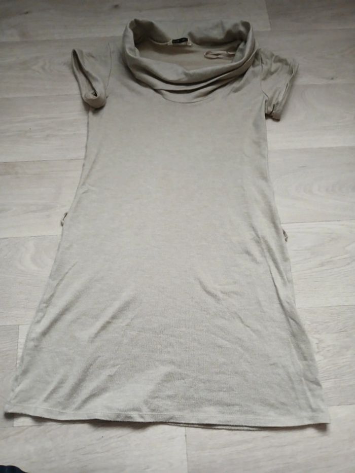 Robe pull hiver sans manche