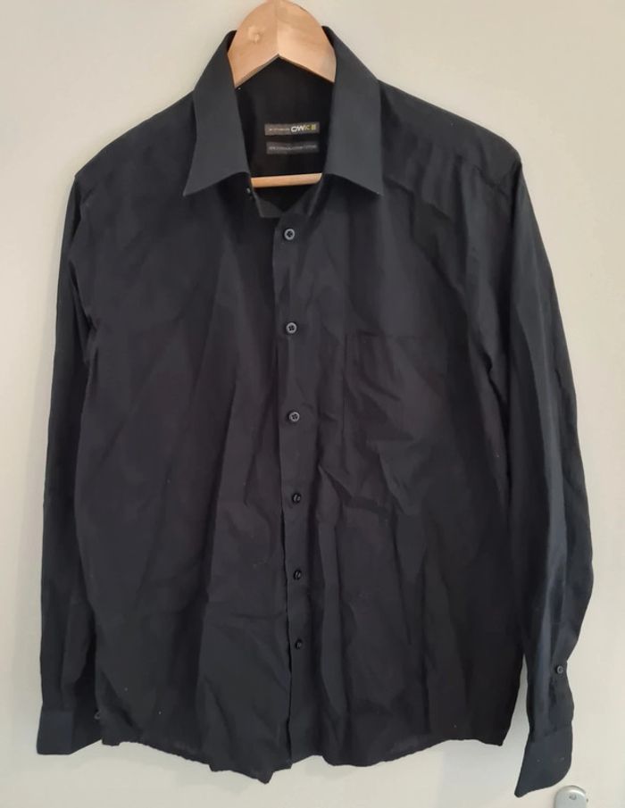 Chemise noire homme
