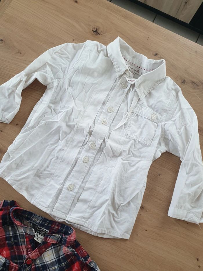 Lot 2 chemises blouses 12 mois - photo numéro 4