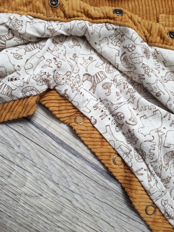 Salopette velours 9 mois sergent major - photo numéro 6