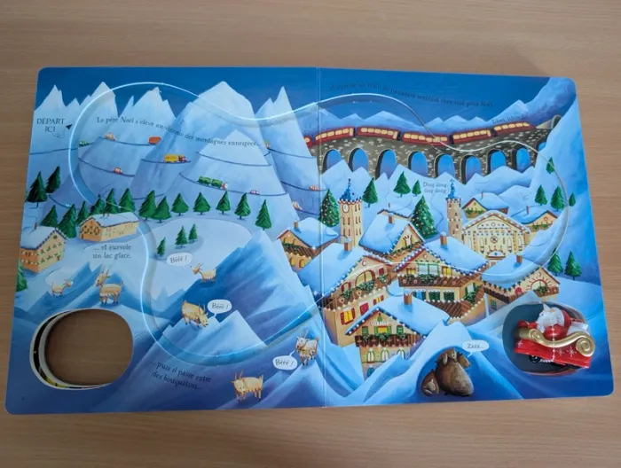 Livre Le Voyage du Père Noël neuf - photo numéro 5