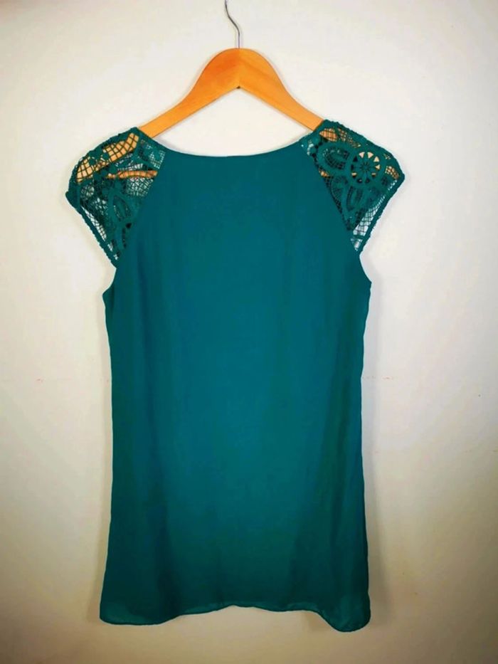 C34 robe vert naf naf S - photo numéro 2