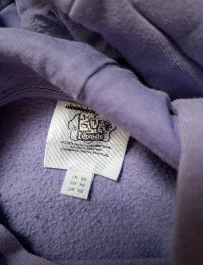 Pull Sweat bob l'éponge violet - photo numéro 4