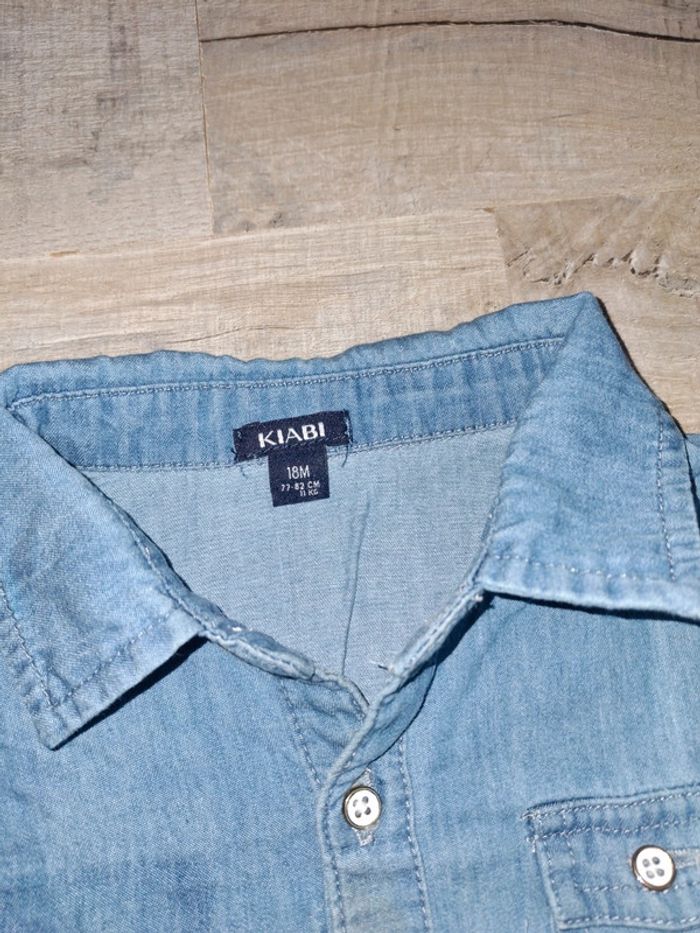 Chemise manche courte garçon 18 mois - photo numéro 2