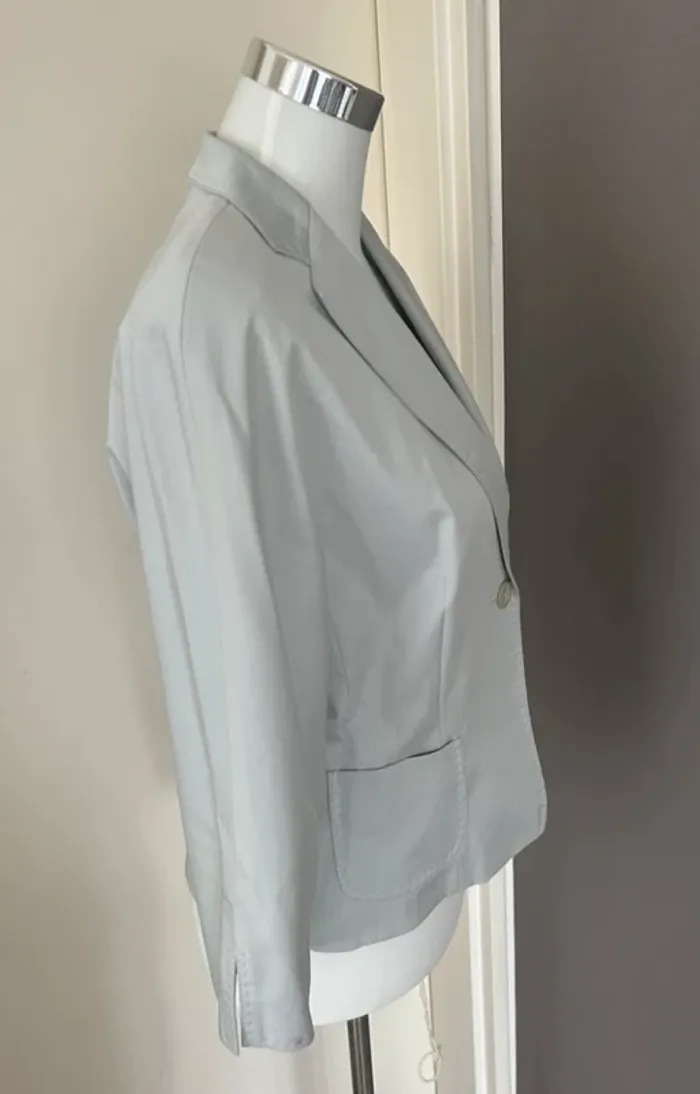 MaxMara, veste blazer gris femme, taille 44 - photo numéro 3