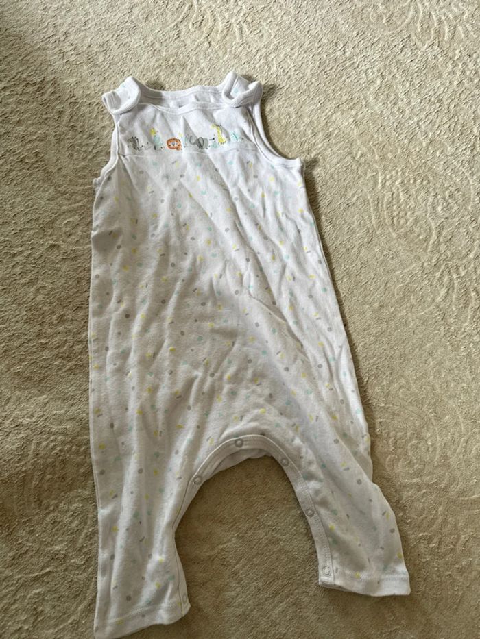 Pyjama léger sans pied jungle mixte dpam