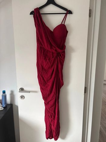 Robe longue rouge foncé Shein