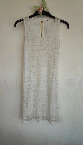 Robe blanche été taille unique