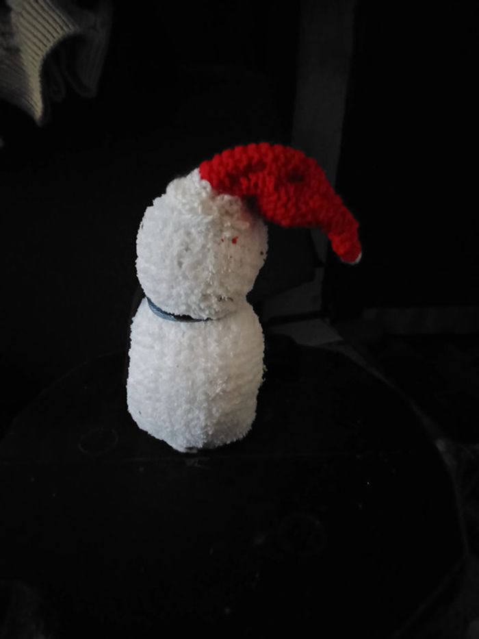 Bonhomme de neige decoratif - photo numéro 2