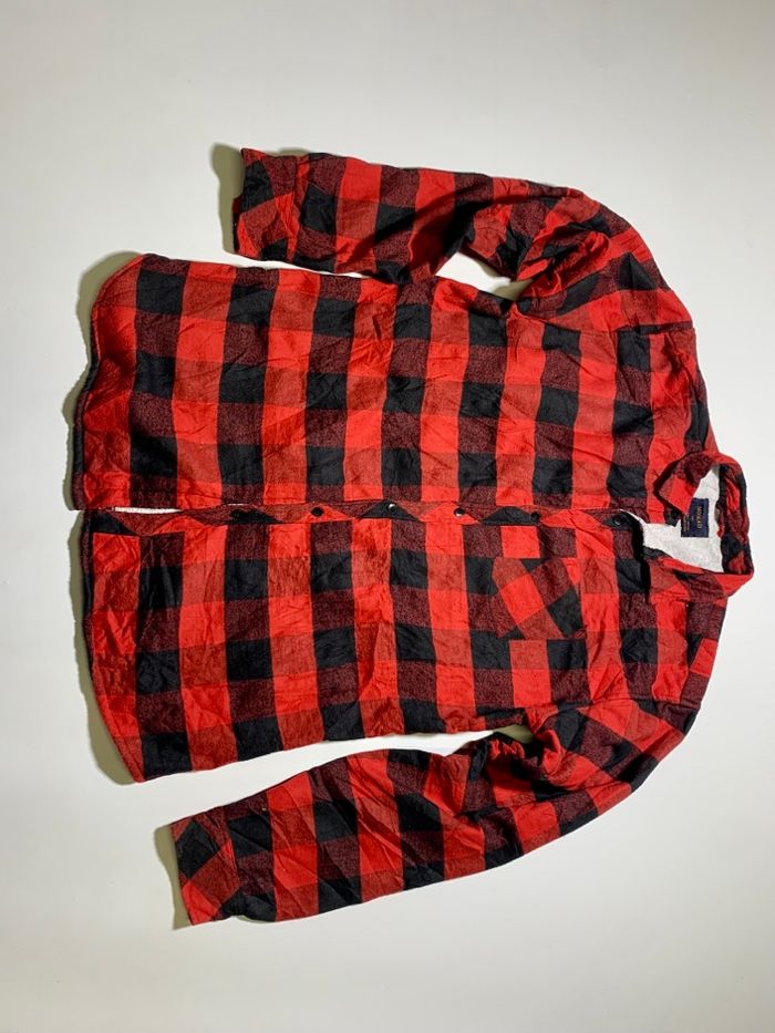 Veste flanelle à carreaux