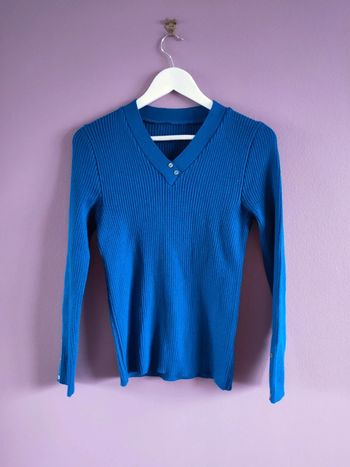 Pull bleu vintage