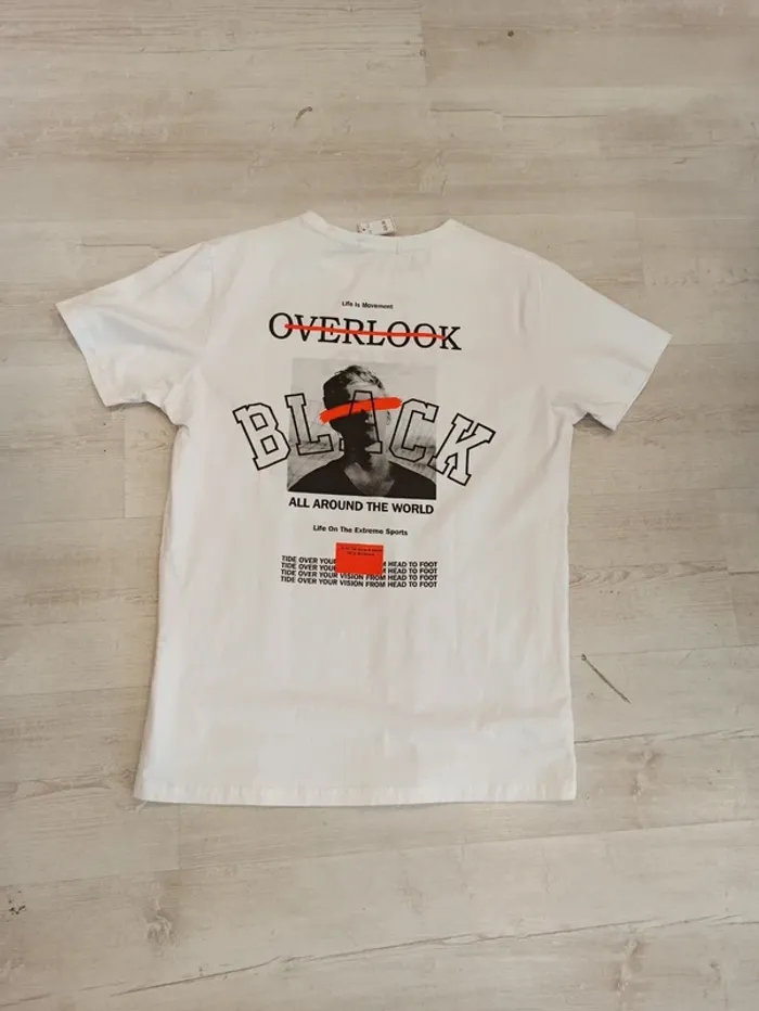 Tee shirt blanc homme xl