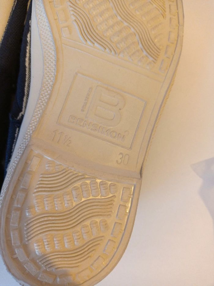 Neuf 💖 Bensimon basket plate doublure chaude 29/30 mixte - photo numéro 5