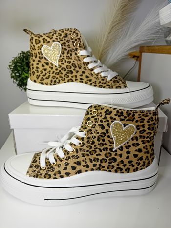 Basket femme léopard 41