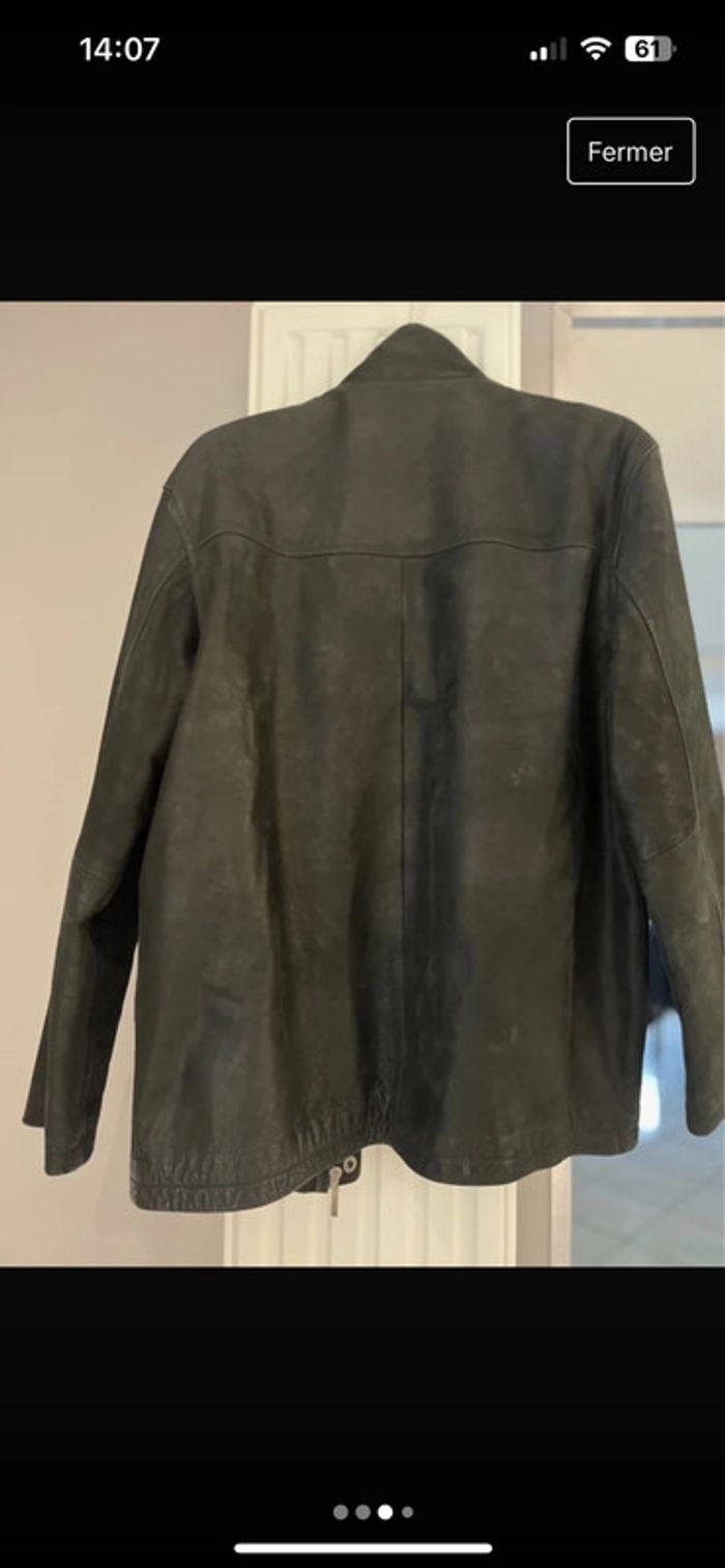 Manteau en cuir homme - photo numéro 3