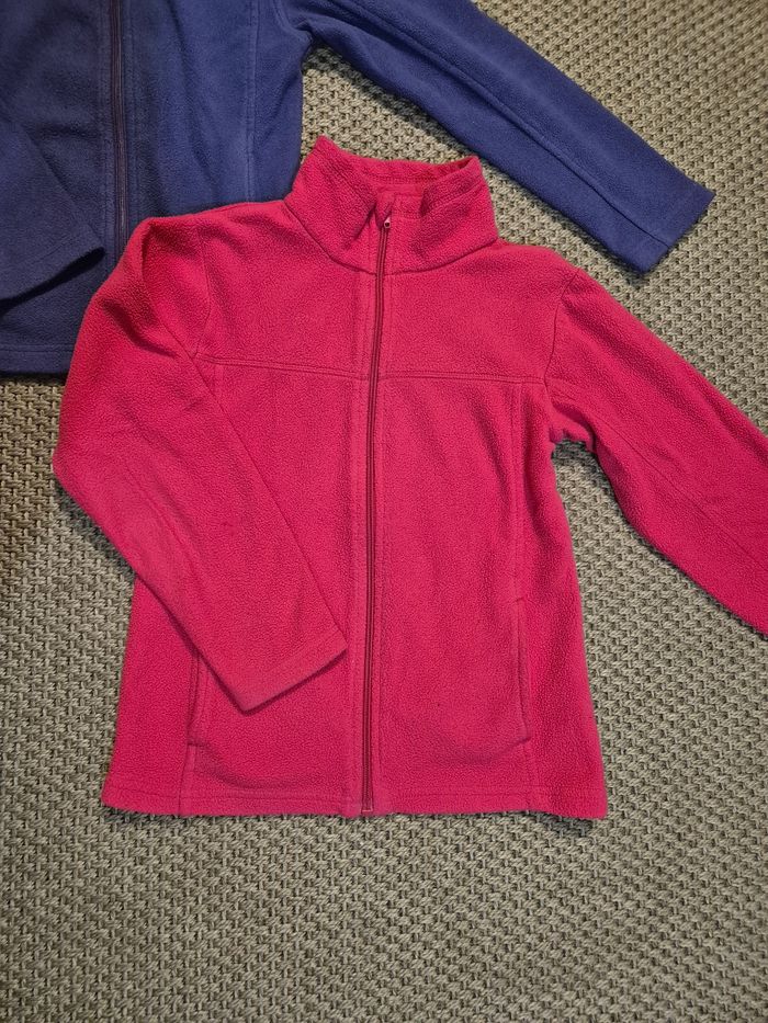 Lot de 2 gilets polaires fille - 8 ans - photo numéro 2