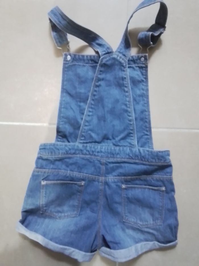 Salopette en jeans  fille KIABI 10 ans NEUVE - photo numéro 2