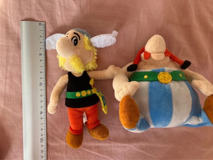 Peluches Astérix et obélix