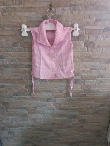Chemise vichy rose Teddy Wear 18M