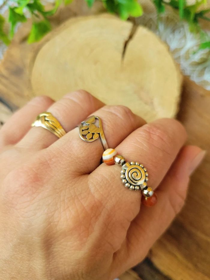 Ensemble bague et bracelet pour bouton pression - photo numéro 7