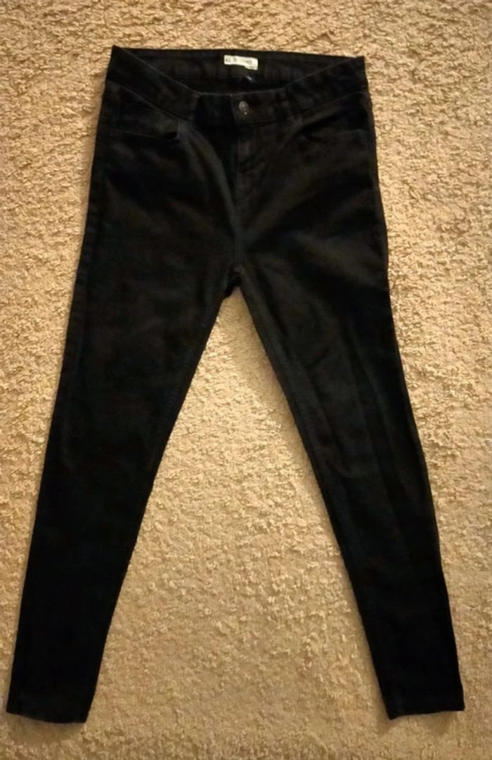 Jean Kiabi skinny noir femme, taille 40 - photo numéro 8