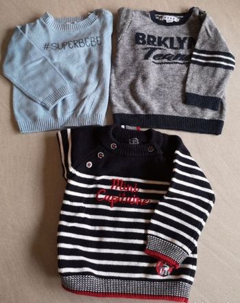 Tenue et pull Garçon 6 mois