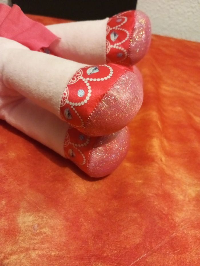 Peluche licorne ailée rose et argenté - photo numéro 9