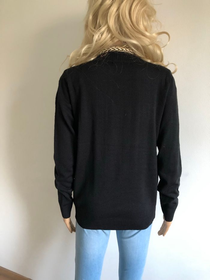 Pull noir neuf à manches longues Women Only taille 2 - photo numéro 5