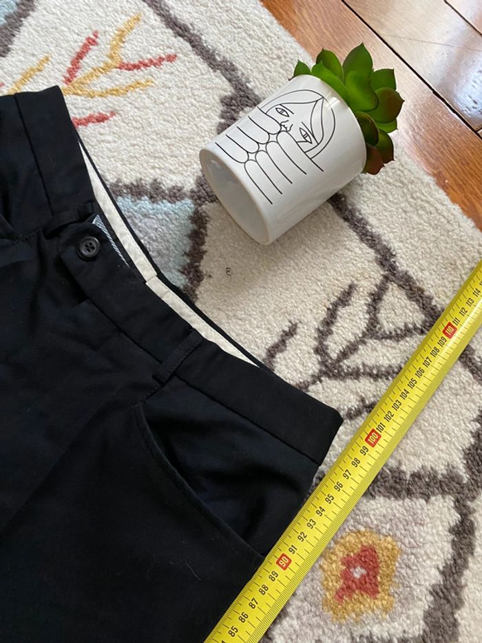 pantalon de costume, à plis et à jambe large sans marque - photo numéro 7