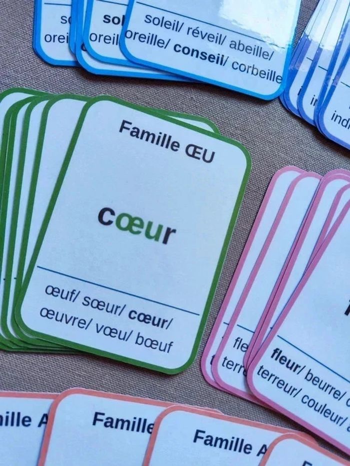Jeu des 7 familles des sons complexes Montessori - photo numéro 5