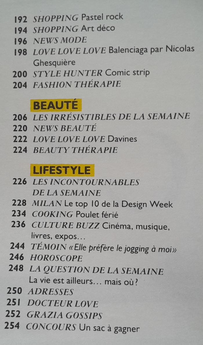 Magazine Grazia avril mai 2012 spécial Mode - photo numéro 6