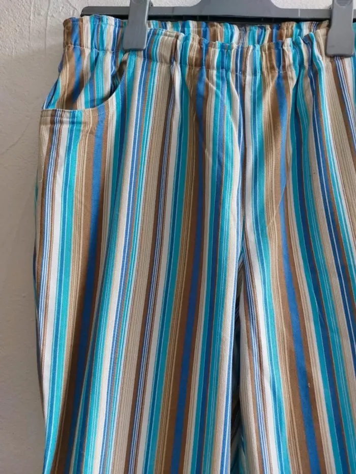 Pantalon Rayé Coloré - photo numéro 2