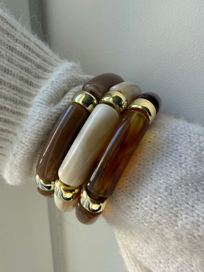 Lot de 3 jonc en résine