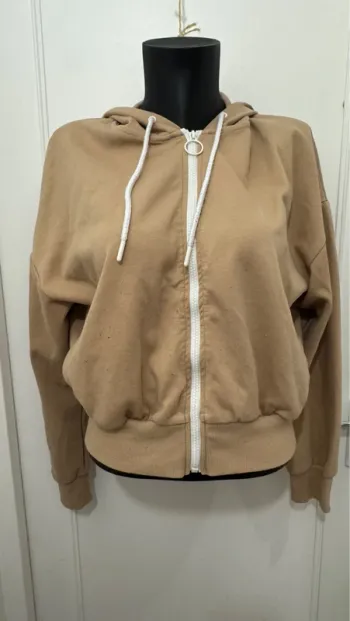 Veste zippee femme capuche M