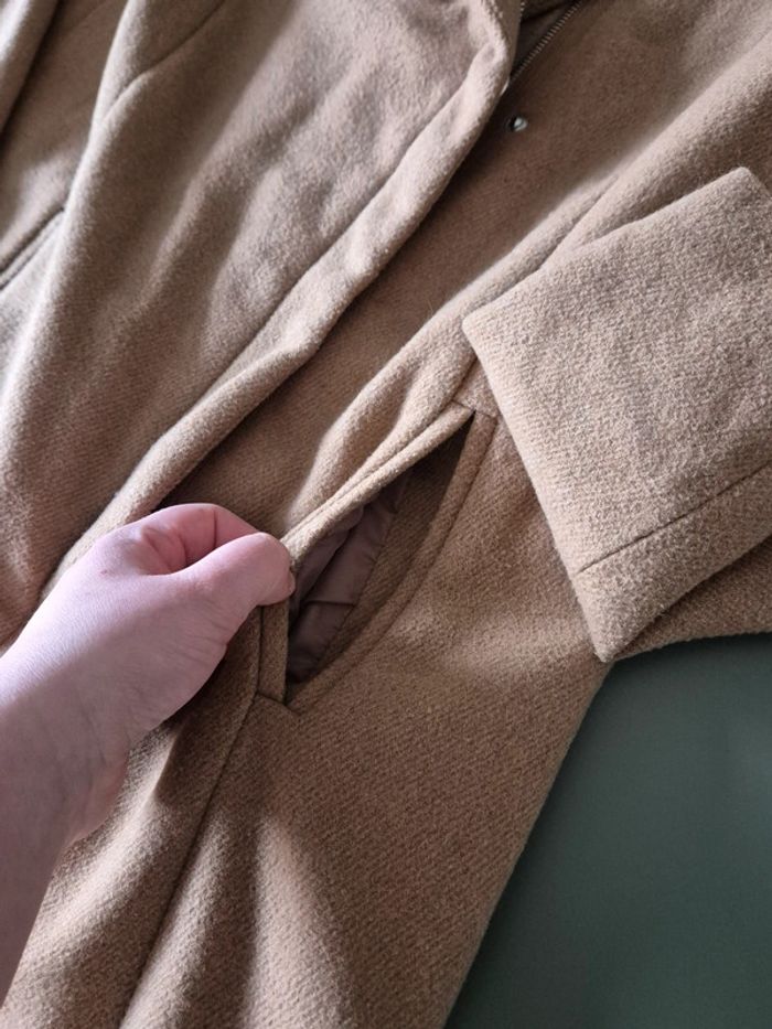 Manteau marron clair only taille M - photo numéro 6