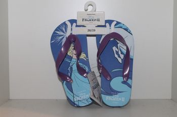 tongs la reine des neiges 2 bleue violette 28/29