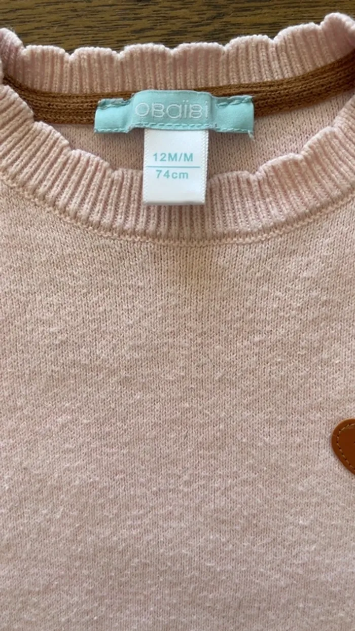 Pull Obaïbi 12 mois - photo numéro 3