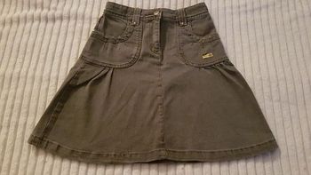 jupe en jean grise sergent major 6 ans