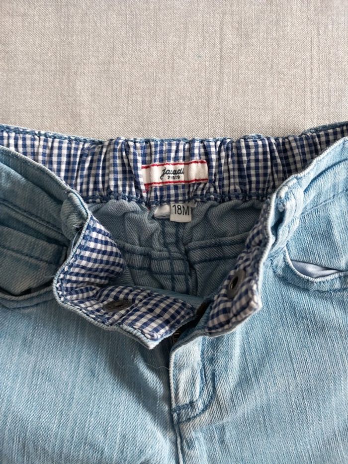 Pantalon jean clair Jacadi 18 mois Excellent état - photo numéro 2