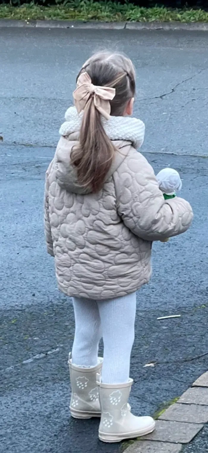 Manteau rembourré à fleurs Zara - photo numéro 4
