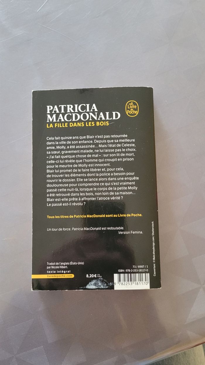 La fille dans les bois Patricia Macdonald - photo numéro 3