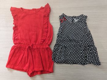 Lot vêtements été bébé fille