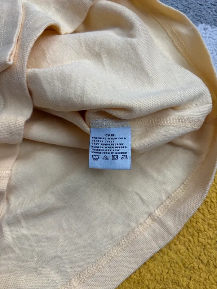 Tee-shirt à manches longues Ralph Lauren Sport | Jaune pâle | Taille L - photo numéro 7