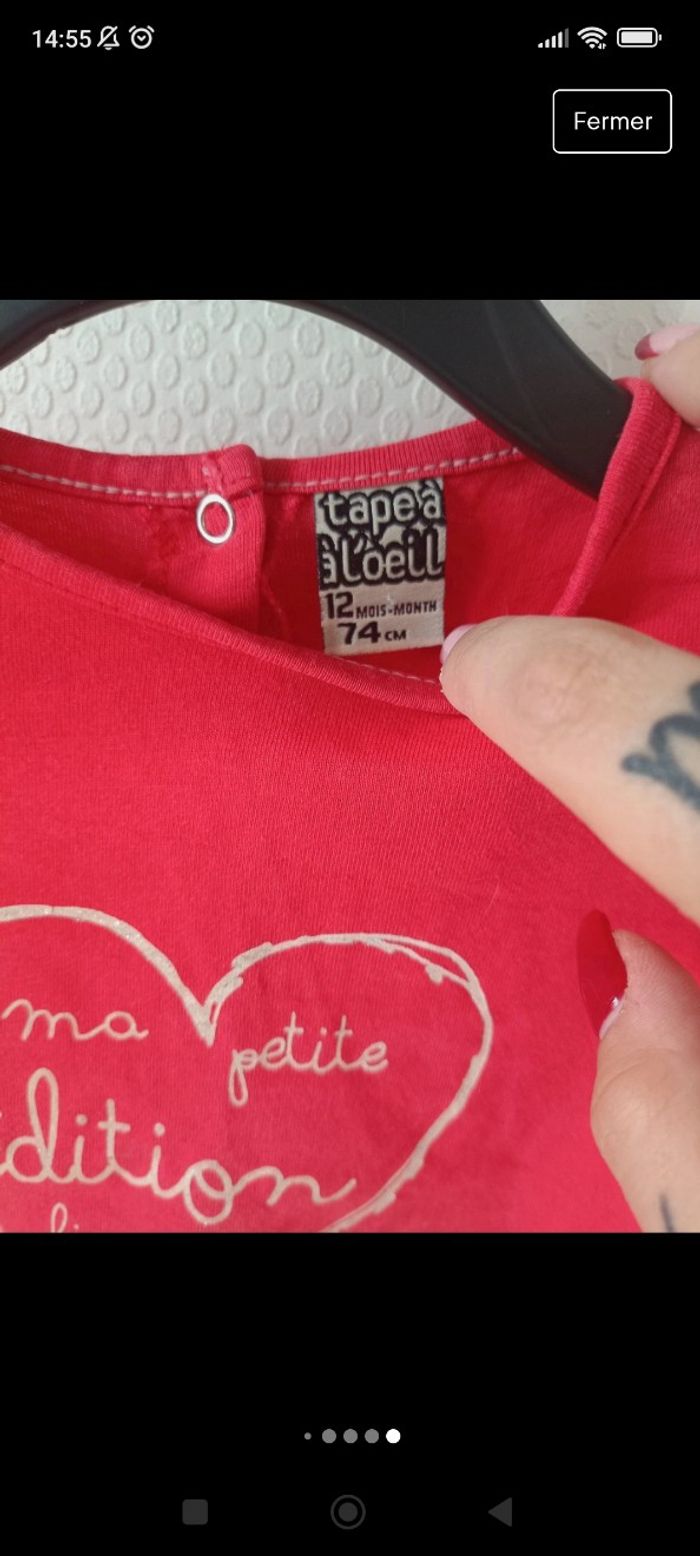 T-shirt manches longues fille - photo numéro 6